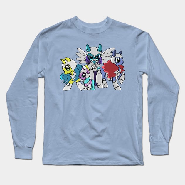 My Little Equestranauts Long Sleeve T-Shirt by AmberStone